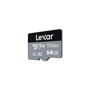 Lexar Professional MicroSD Card SILVER Series 64Gb - Drone Depot - NZ Authorised&hellip;