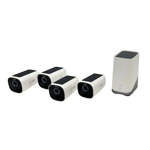 Eufy Security eufy Cam (S330) 4K Wireless Home Security System (4-Pack)+ homebase 3