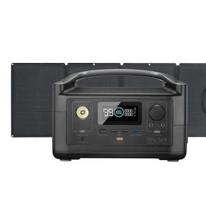 Ecoflow: EcoFlow RIVER Portable Power Station + 1x 110W Solar Panel