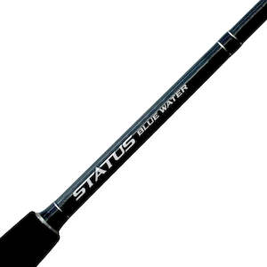 Rods: Shimano Status Blue Water Carbon Straight Butt Drone Rod 8ft 50-80lb 3pc