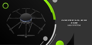 Commercial Drones: HERCULES H-8 Industrial Drone