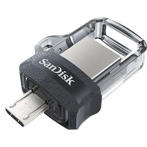 Data Storage: SANDISK ULTRA DUAL M3 USB 3.0 DRIVE 16GB