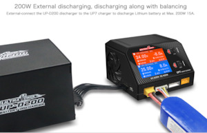 Gannet Accessories: UP7 Dual Smart Charger & 15A External Discharger Bundle -ON BACK ORDER - STOCK ARRIVING 8th MAY