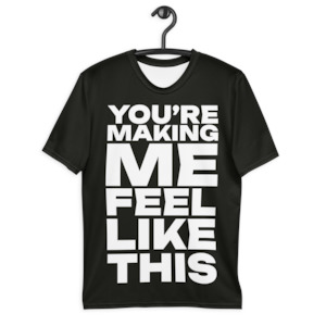 T Shirts: Fielders - YMMFLT Bold (BLACK TEE)