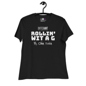Differ_Ant - Rollin' Wit A G - Women’s T-Shirt - BLACK TITLE