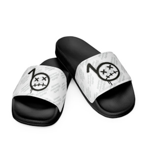 BommyKnockerz - Women’s Slides - Bommy Print - (WHITE)