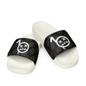 BommyKnockerz - Women’s Slides - Bommy Print - (BLACK)