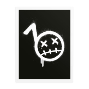 BommyKnockerz - Framed Poster - Bommy Print - (BLACK)