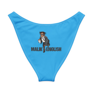 Malik English - V-cut bikini bottom (Blue)