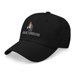 Malik English - Dad hat (BLACK)