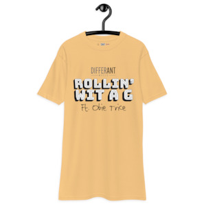 Differ_Ant - Rollin' Wit A G - Men’s T-Shirt - GOLD TITLE