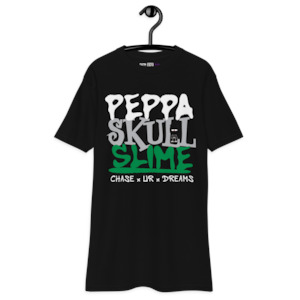 Peppa Skull Slime: PeppaSkullSlime - Men’s T-Shirt - (BLACK)