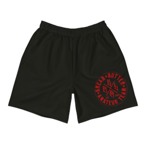 Amateur Team: Amateur Team - Black Athletic Shorts