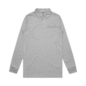 Organic Genetics - The Stacked Grey Longsleeve Polo