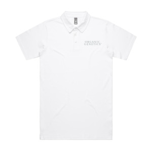 Organic Genetics - White Stacked Polo