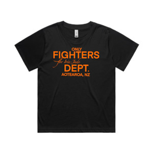 Only Fighters For Irie Jade: Only Fighters For Irie Jade - Women's Black Tee