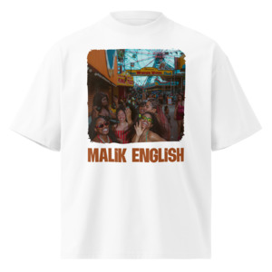 Malik English - Oversized High Neck Tee (SHOOT 7)