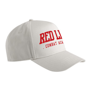 Redline Combat Academy: RLCA - Bone Hat - Red Logo 2