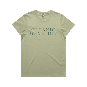 Organic Genetics - Women's Pistachio Stacked Tee