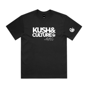 Kush And Culture: KUSH&CULTURE - Black Founder Tee