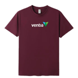 All: Ventia NZ - Maroon Unisex Tee