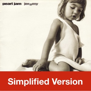 Products: Jeremy by Pearl Jam- Simplified Drum Sheet Music