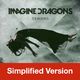 Demons by Imagine Dragons- Simplified Drum Sheet Music