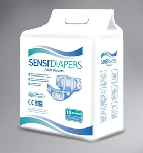 Products: Adult Diapers x 10 pieces - Medium - Dryness New Zealand