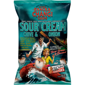 SnackaChangi Kettle Chips Bbq 150g