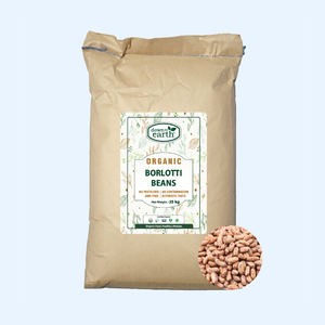 Borlotti Beans Organic 25kg - DTE Foods