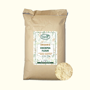 Chickpea Flour (Besan) Organic 10kg - DTE Foods
