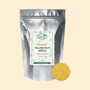 Yellow Split Lentils Organic 3kg - DTE Foods