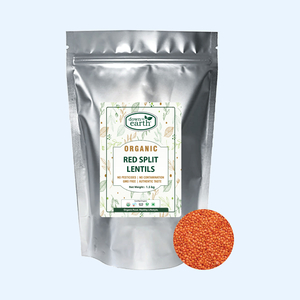 Red Split Lentils Organic 3kg - DTE Foods