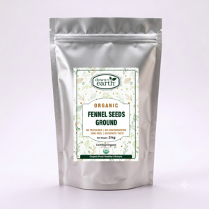 Bulk: Fennel Seeds Ground Organic 3kg