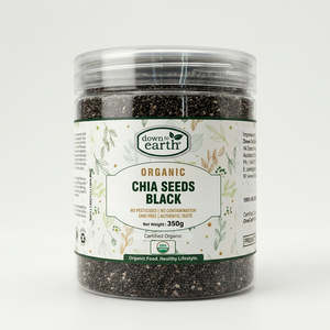 Nuts & Seeds: Chia Seeds Black Organic 350g (6 pack)