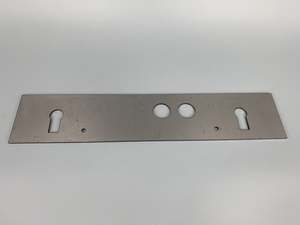 Body: Seat Mount Floor Plate Early Bay Cargo Area Kombi 1968-