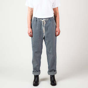 New Arrival: Elasticated Waist Pant -  Hickory stripe cotton