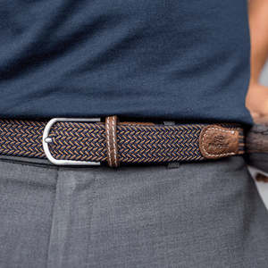 Belts: Braided Belt - Havana