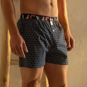 Boxer Shorts Socks: Cotton Boxer Shorts in Circle Dot