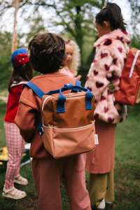 Kids Backpacks: Kids Small Backpack - Brown and Blue