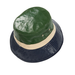 Hats: Bob Bucket Hat - Cypres, Avoine and Deep Navy