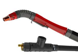 MMA/Arc Welders: SU 365 FUME EXTRACTION MIG TORCH 4.5m Duroweld
