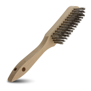 Accessories: Wooden Handle Mild Steel Wire Brush Duroweld