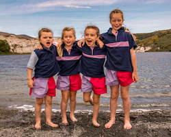 Pants: Children's Short - Lilac and Pink