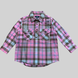 Girls: Dusty Kids - FLANNEL - PINK