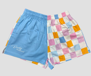 Frontpage: Work Shorts - Pastel Checker