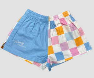 Children's Short - Pastel Checker