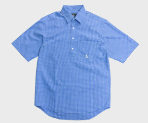 Tussock Short Sleeve Shirt - Royal Blue