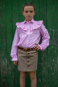 Moleskin Skirt - Beige