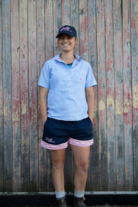 Shop All: Women's Tussock Short Sleeve Shirt - Light Blue